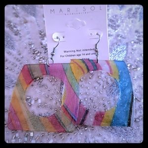 3 for $10 unique square earrings